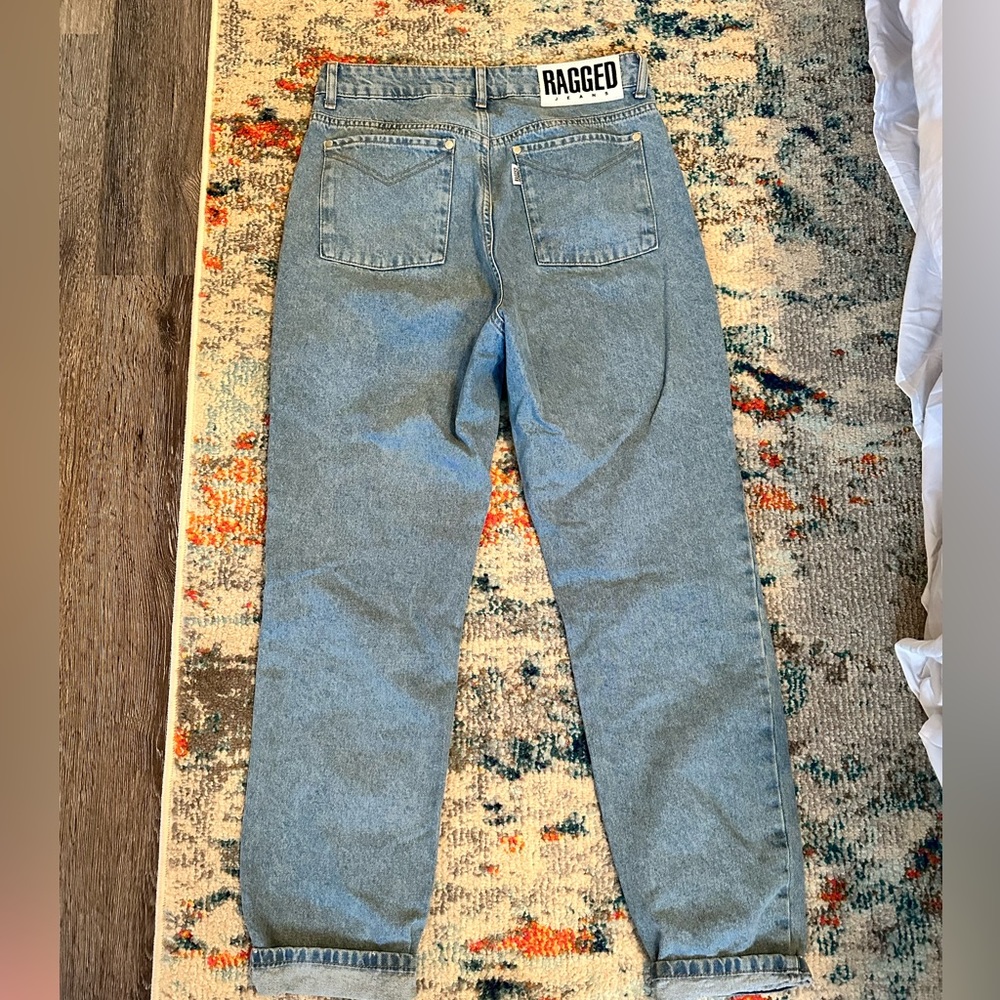 Ragged Mom Jeans